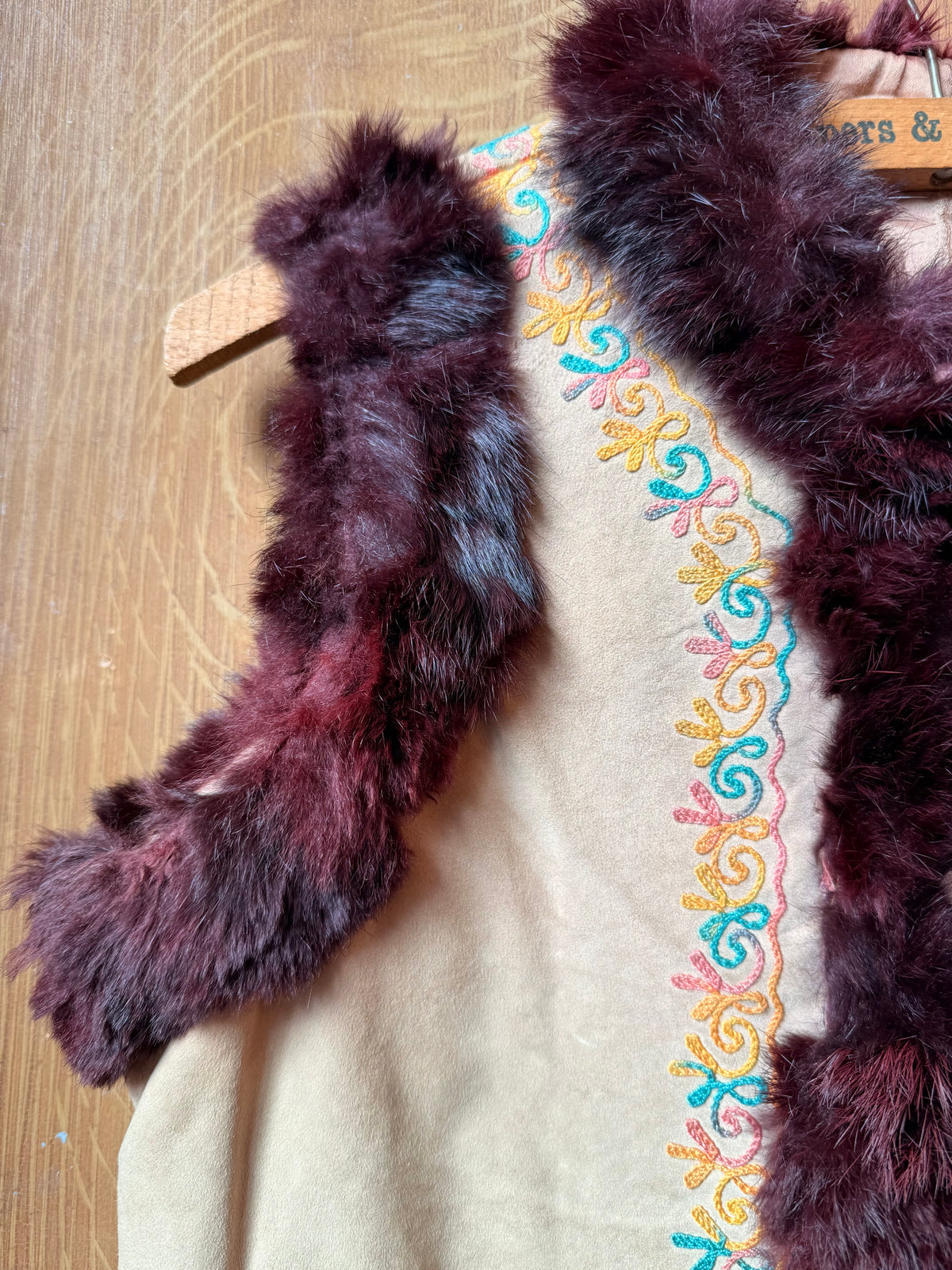 1970’s Folk Suede Gilet
