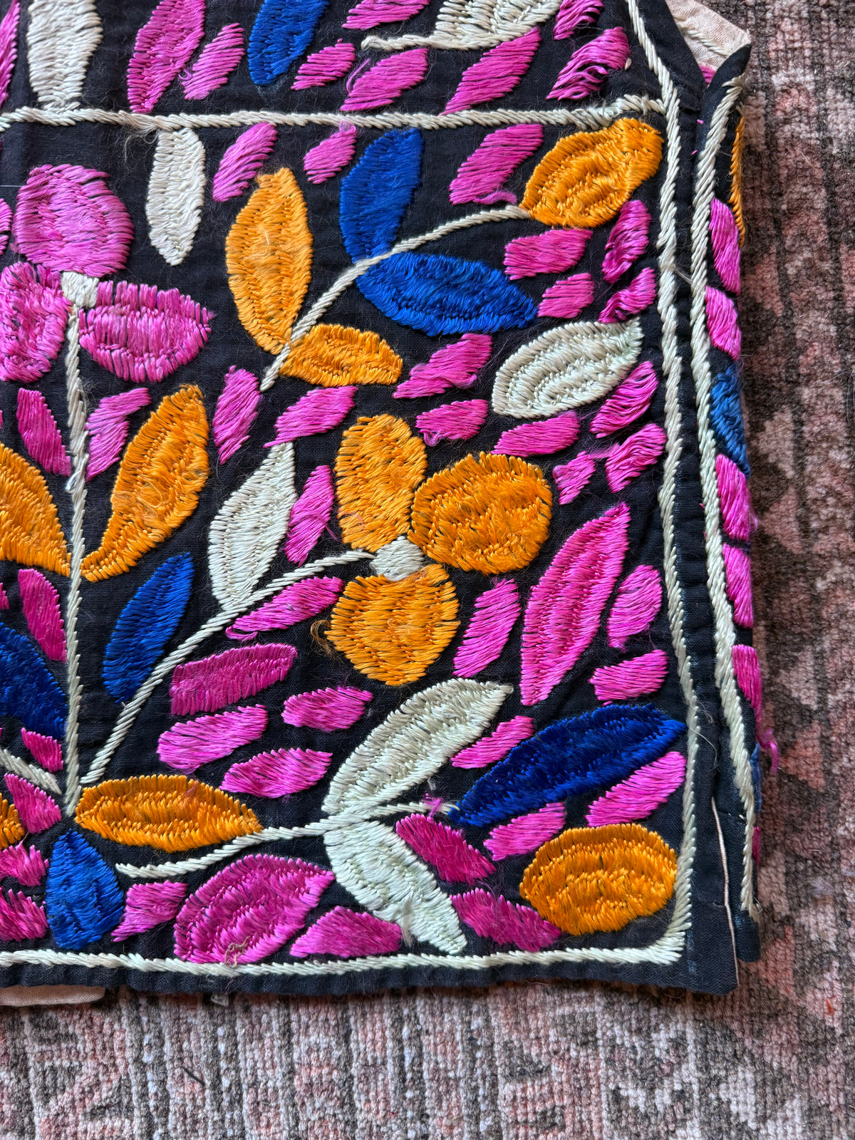 Authentic 1970’s Afghan Hand-embroidered Vest