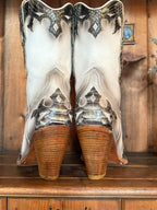 UK 6 - Snakeskin Sendra Cowboy Heels