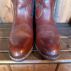 UK 9 - Vintage Thick Leather Cowboy Boots