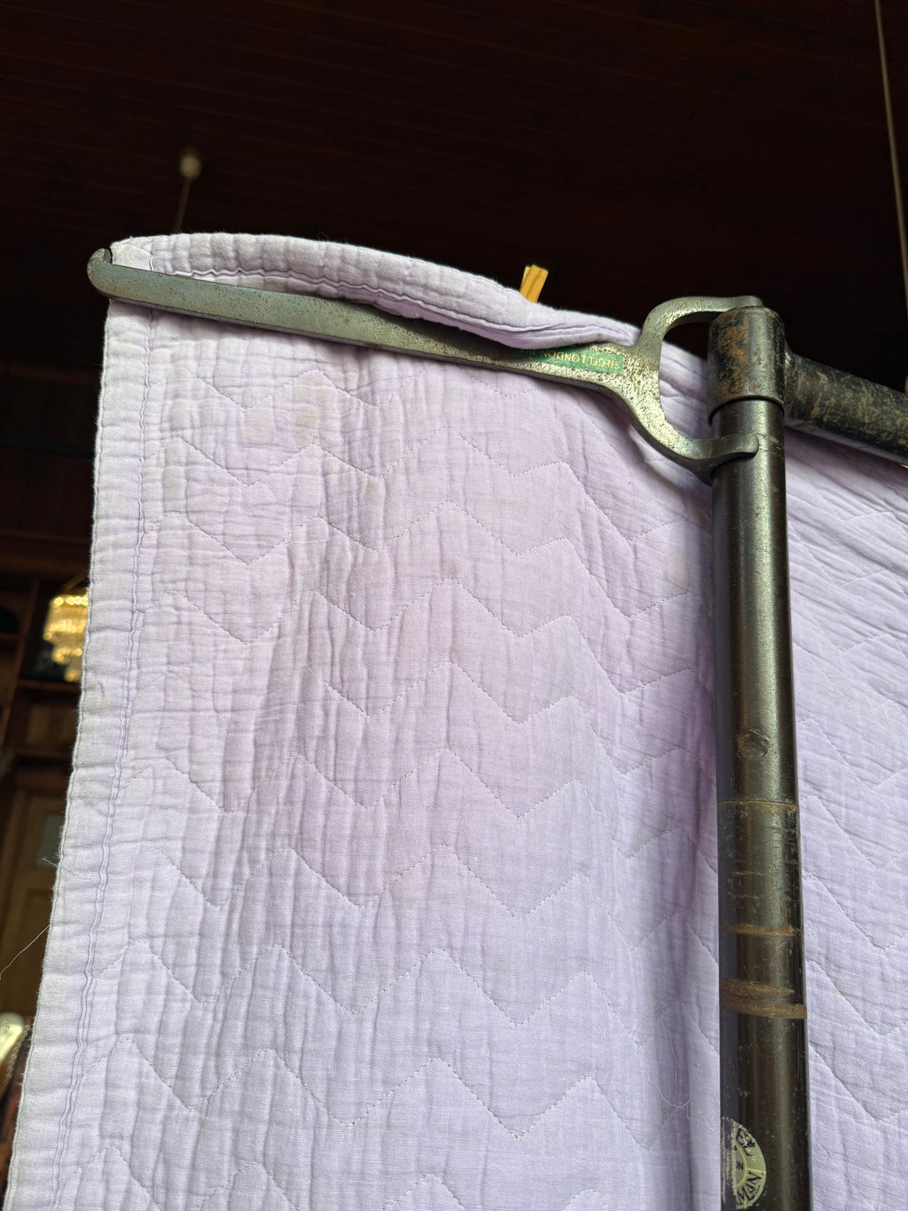 Vintage Purple Paisley Quilt