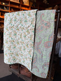 Vintage 1930s Reversible Lap Quilt