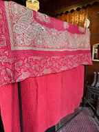 Antique Red Paisley Quilt