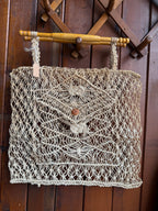 1960’s/70s Handmade Macrame Bag.