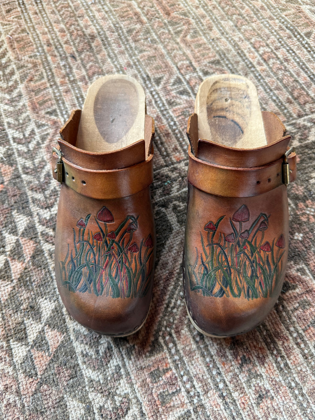 Original 1970s Handmade Clogs