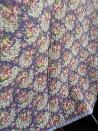 Vintage Purple Paisley Quilt