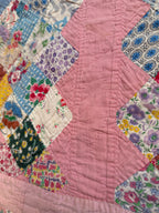 Wartime Feedsack Scrap Quilt