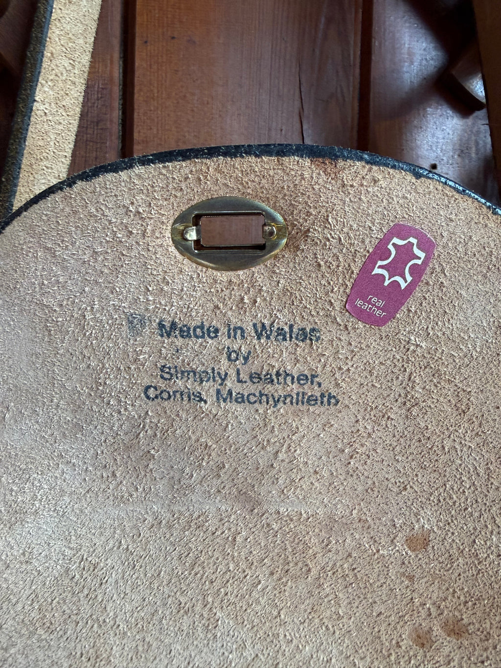 Vintage Handmade Welsh Leather Bag