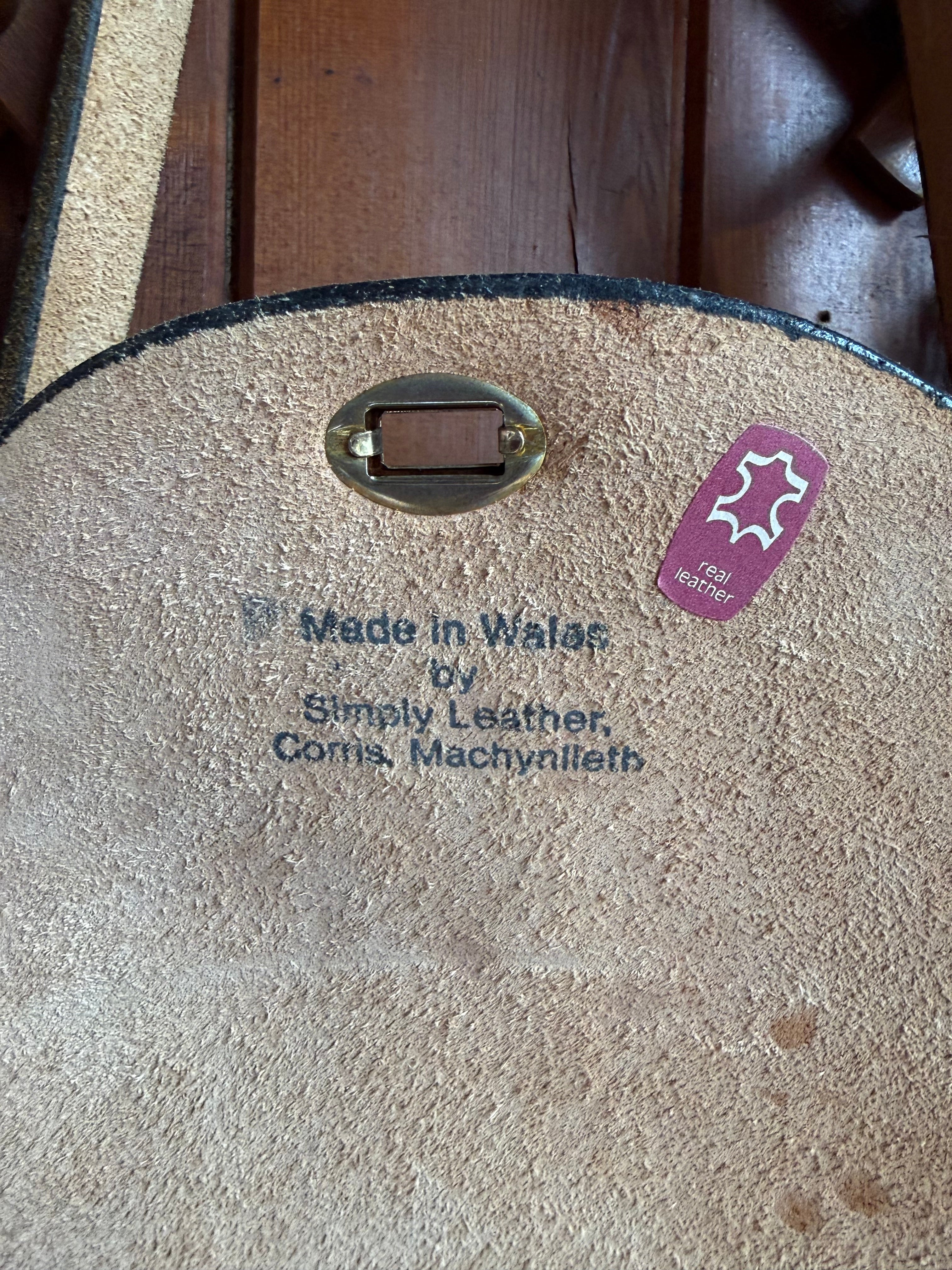 Vintage Handmade Welsh Leather Bag