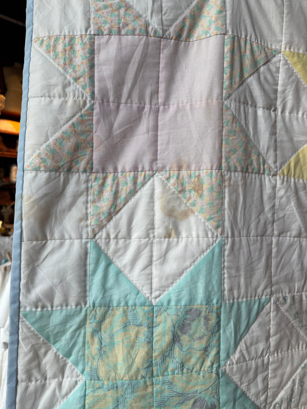 Large Vintage 1993 Handmade Star Quilt