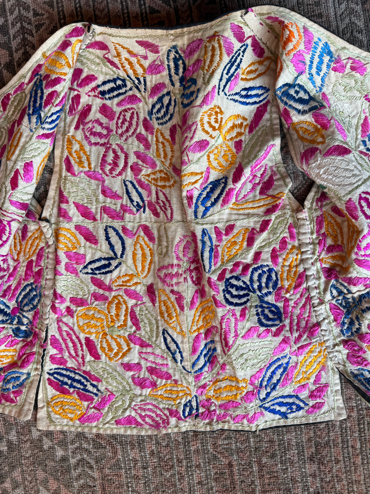 Authentic 1970’s Afghan Hand-embroidered Vest