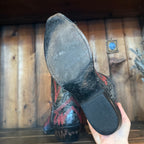 UK 5 - Vintage Flame Stitch Cowboy Boots