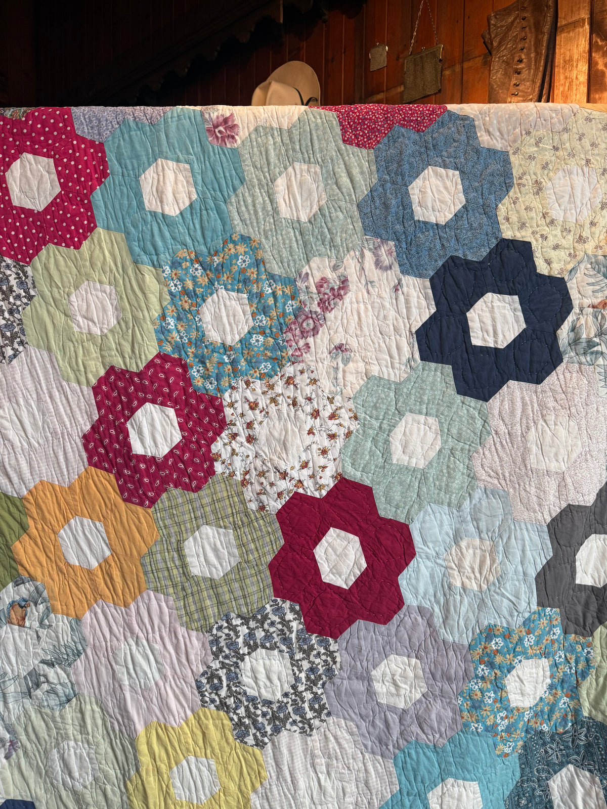 Vintage Grandmothers Garden Quilt