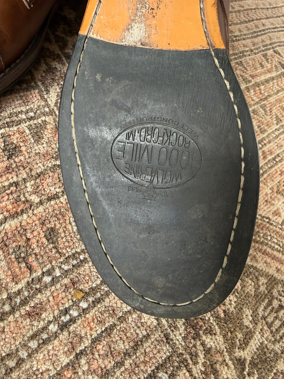 UK 7 / 8 - Wolverine 1000 Mile Cap-toe Boots