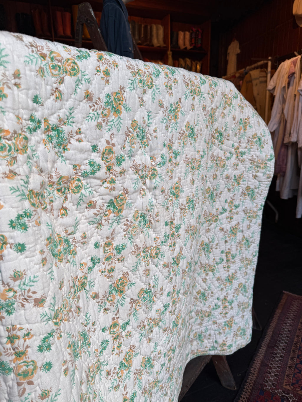 Vintage 1930s Reversible Lap Quilt