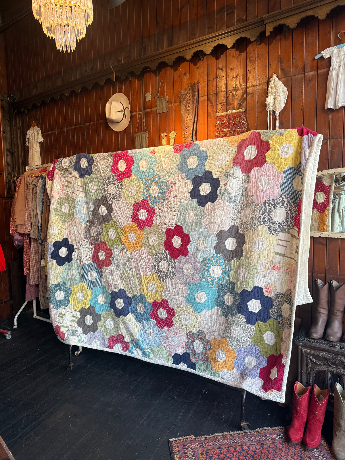 Vintage Grandmothers Garden Quilt