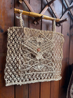 1960’s/70s Handmade Macrame Bag.