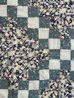Folk Revival Vintage Patchwork Quilt