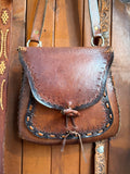 Vintage Handmade Leather Satchel