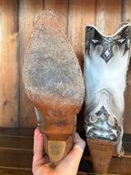 UK 6 - Snakeskin Sendra Cowboy Heels