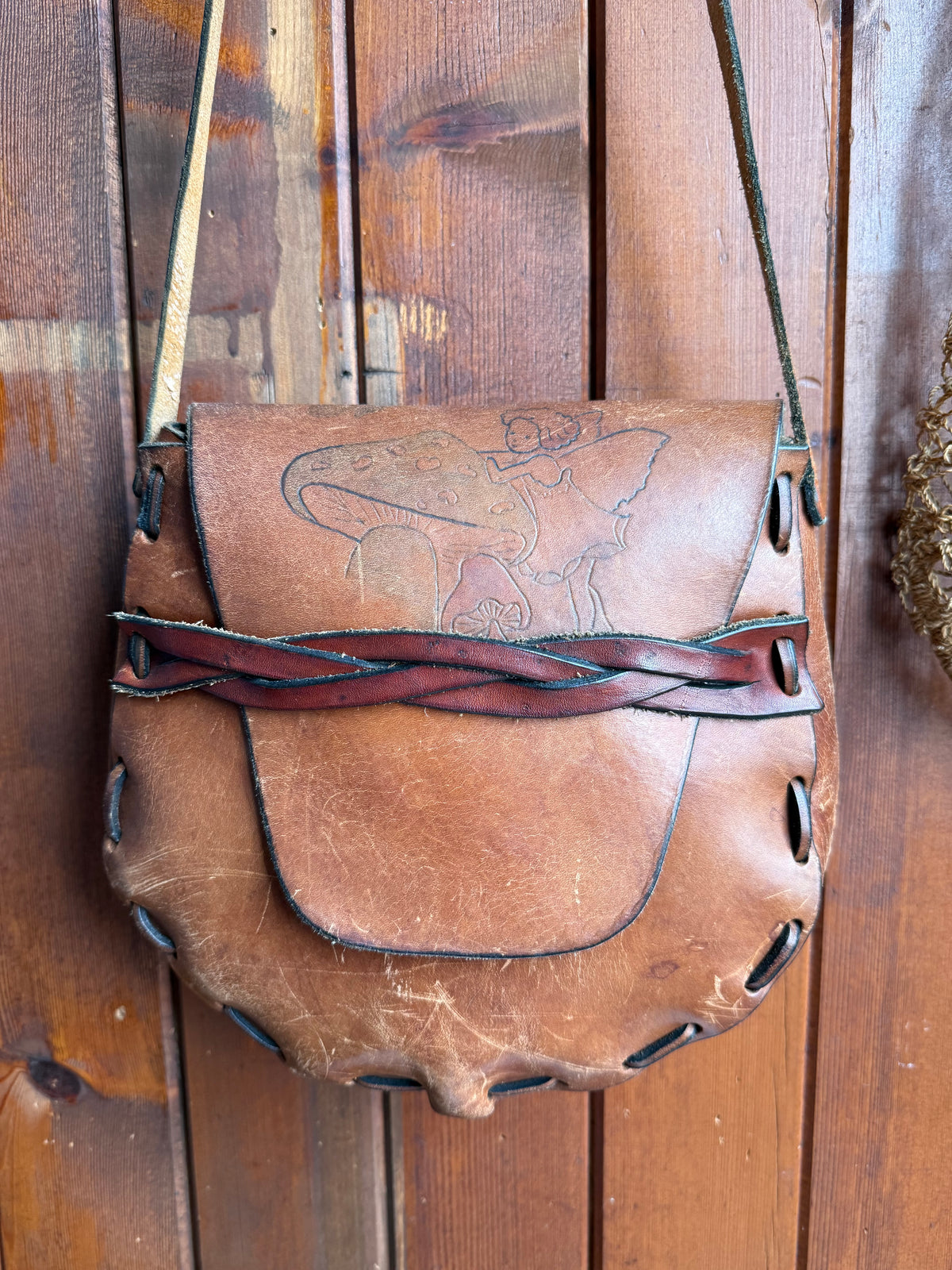 Vintage 1970’s Fairy and Toadstool Bag