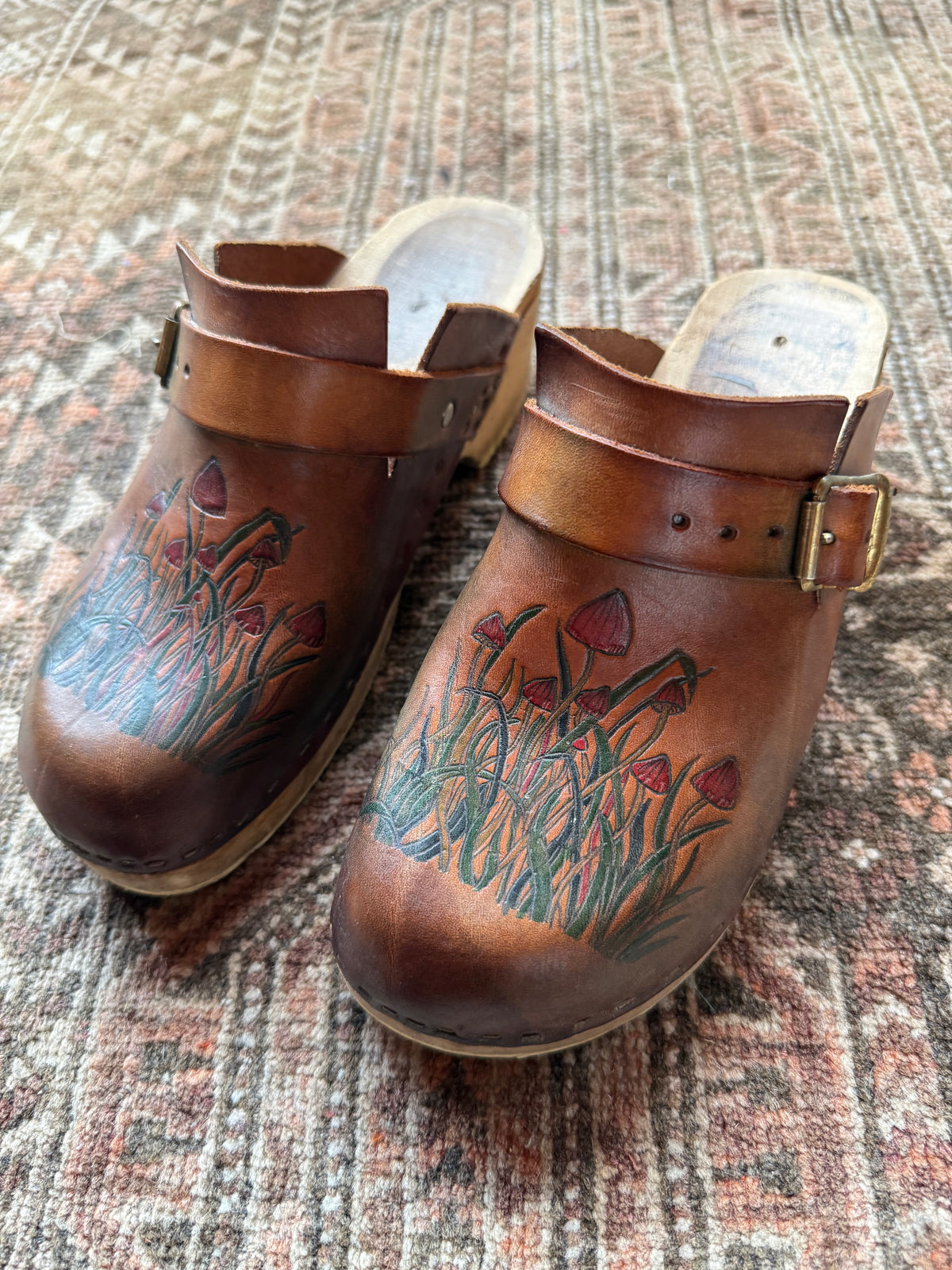 Original 1970s Handmade Clogs