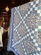 Folk Revival Vintage Patchwork Quilt