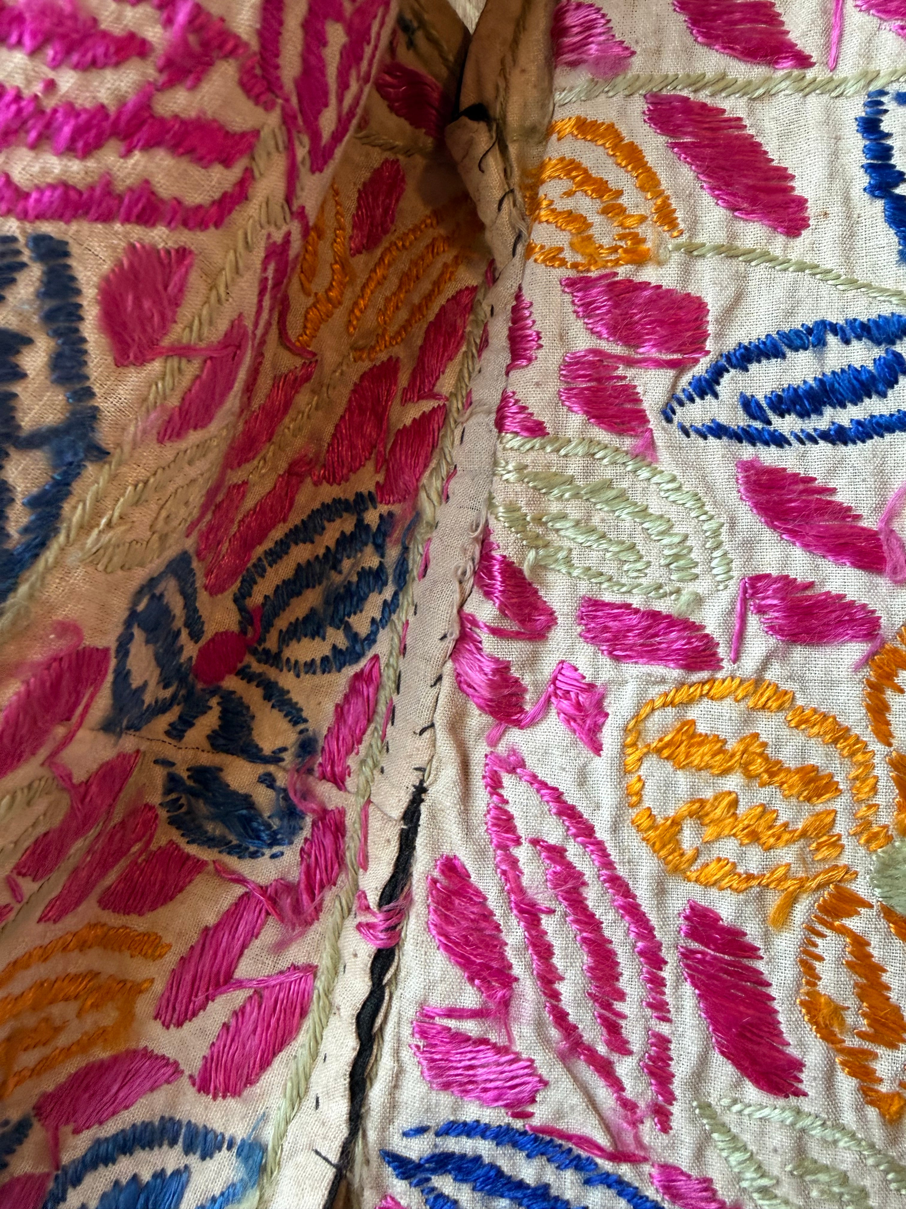 Authentic 1970’s Afghan Hand-embroidered Vest