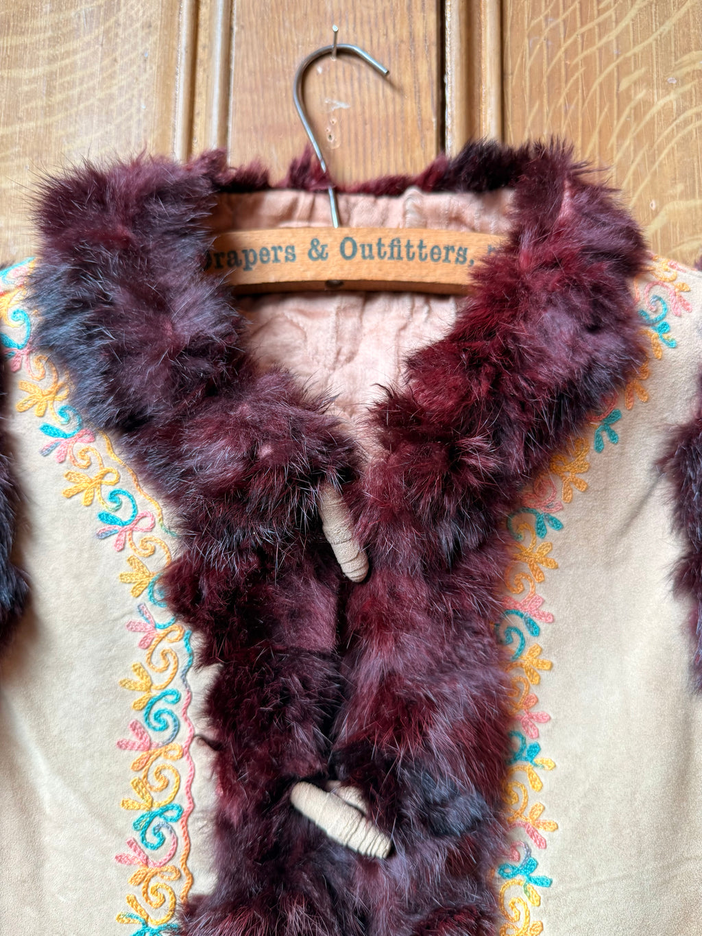 1970’s Folk Suede Gilet