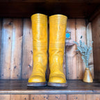 UK 8 - Vintage 1970’s Yellow Longhorn Frye Campus Boots
