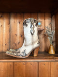 UK 6 - Snakeskin Sendra Cowboy Heels
