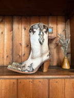 UK 6 - Snakeskin Sendra Cowboy Heels