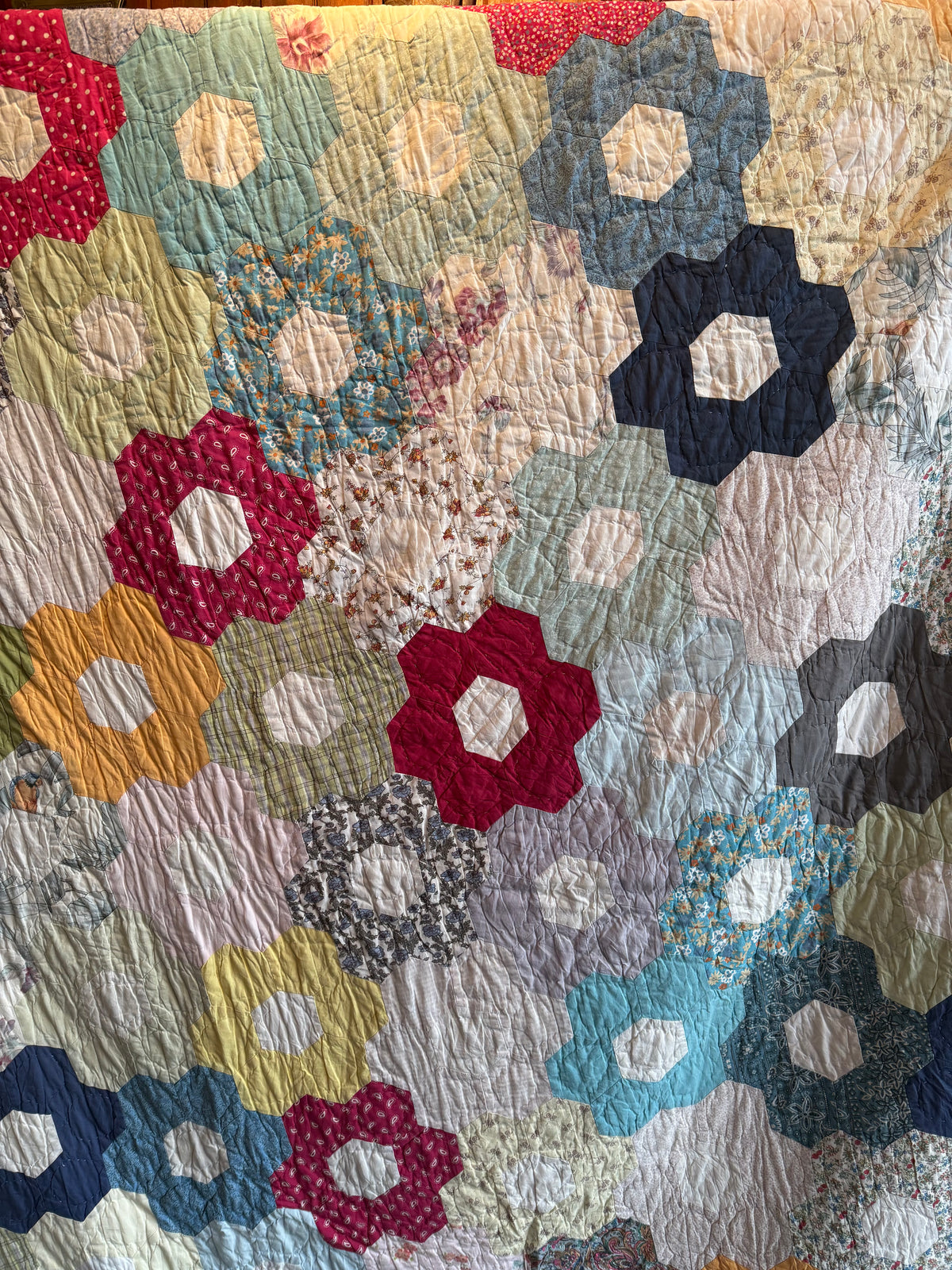 Vintage Grandmothers Garden Quilt