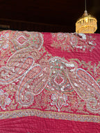 Antique Red Paisley Quilt