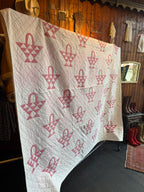 Antique ‘Flower Basket’ Handmade Quilt
