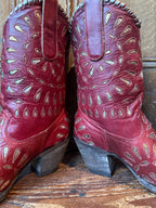 UK 5 - Vintage Red R. Soles x Judy Rothchild